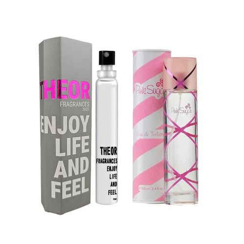 Theor 122 - Deo Colônia  Inspirada em Pink Sugar