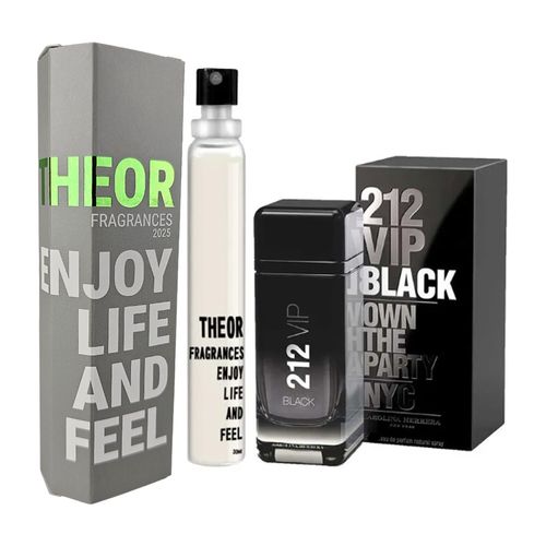 Theor 115 - Deo Colônia Inspirada em 212 Vip Black