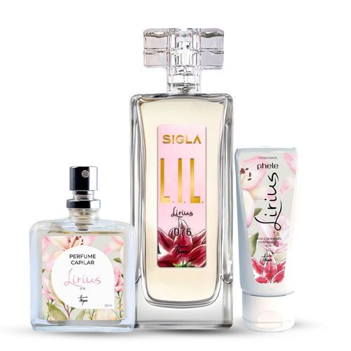Kit  Necessarie Lirius: L.I.L. (076) 55ml + Meu Creminho + Perfume Capilar