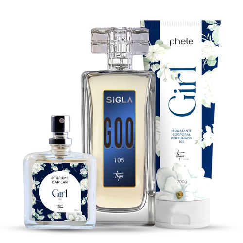 Kit Necessarie Girl: G.O.O. (105) 100ml + Hidratante 200g + Perfume Capilar