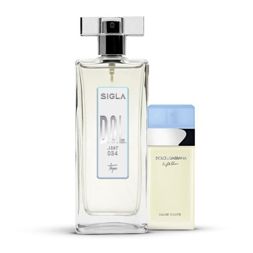 Perfume inspirado em Light Blue - Thipos 034 - D.O.L.