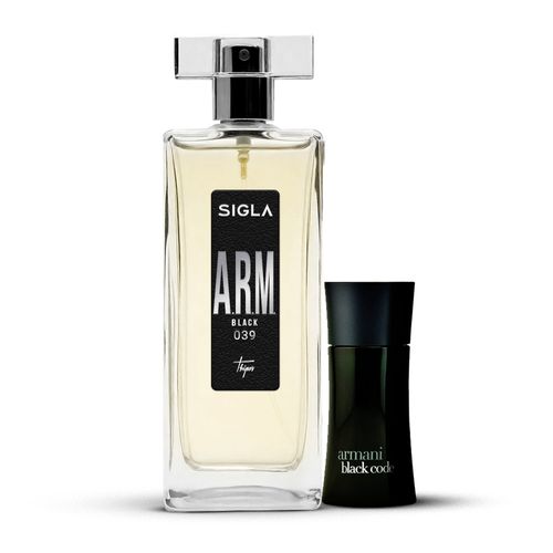 Perfume inspirado em Armani Black Code - Thipos 039 - A.R.M. black