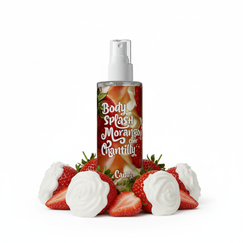 Body Splash By Candy Morango com Chantilly