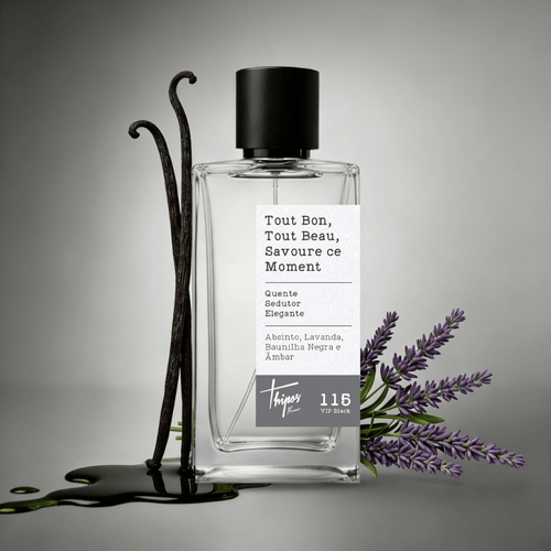 Perfume inspirado em 212 Vip Black - Thipos 115 - T.W.O. black